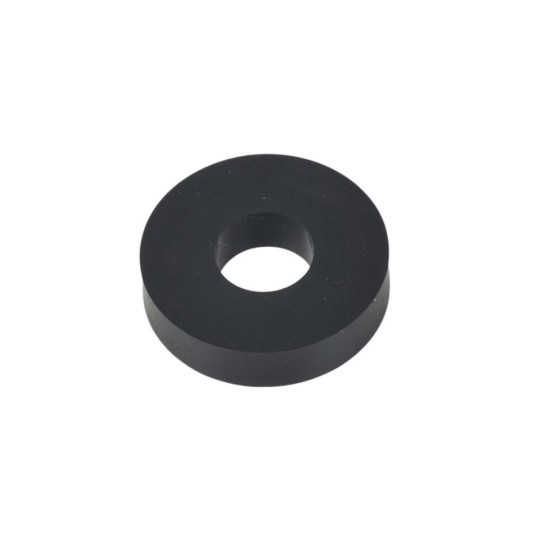 Hard Plastic Washer, Hole M10 (10mm), O/D 26mm, Height 6mm – Black