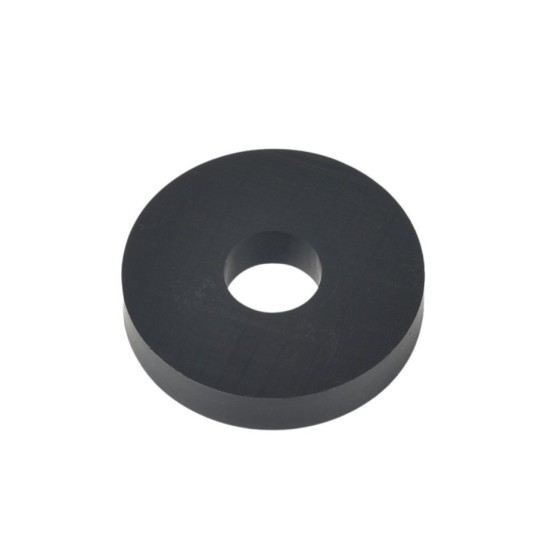 Hard Plastic Washer, Hole M10 (10mm), O/D 32mm, Height 6mm – Black