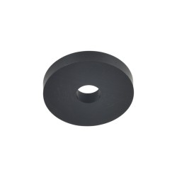 Hard Plastic Washer, Hole M10 (10mm), O/D 38mm, Height 6mm – Black