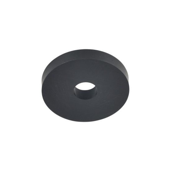 Hard Plastic Washer, Hole M10 (10mm), O/D 38mm, Height 6mm – Black