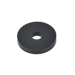 Hard Plastic Washer, Hole M10 (10mm), O/D 38mm, Height 6mm – Black