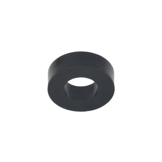 Hard Plastic Washer, Hole M10 (10mm), O/D 20mm, Height 6mm – Black