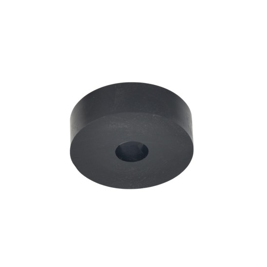 Hard Plastic Washer, Hole M10 (10mm), O/D 38mm, Height 12mm – Black