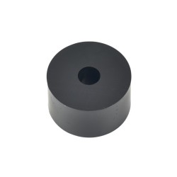 Hard Plastic Washer, Hole M10 (10mm), O/D 38mm, Height 22mm – Black