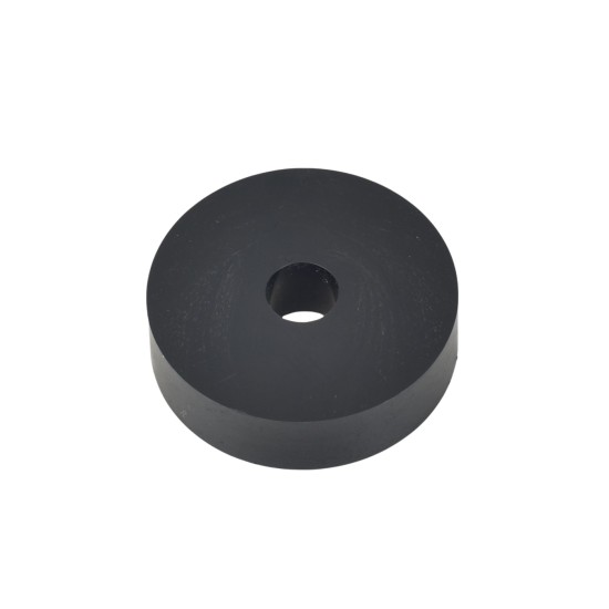 Hard Plastic Washer, Hole M10 (10mm), O/D 44mm, Height 12mm – Black