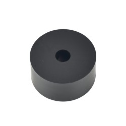 Hard Plastic Washer, Hole M10 (10mm), O/D 44mm, Height 22mm – Black