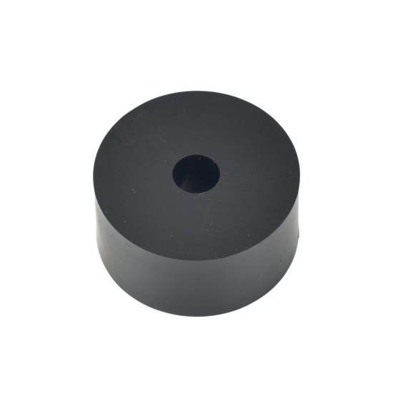 Hard Plastic Washer, Hole M10 (10mm), O/D 44mm, Height 22mm – Black
