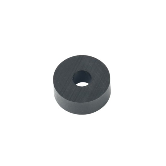 Hard Plastic Washer, Hole M5 (5mm), O/D 16mm, Height 6mm – Black