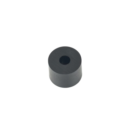 Hard Plastic Washer, Hole M5 (5mm), O/D 16mm, Height 12mm – Black