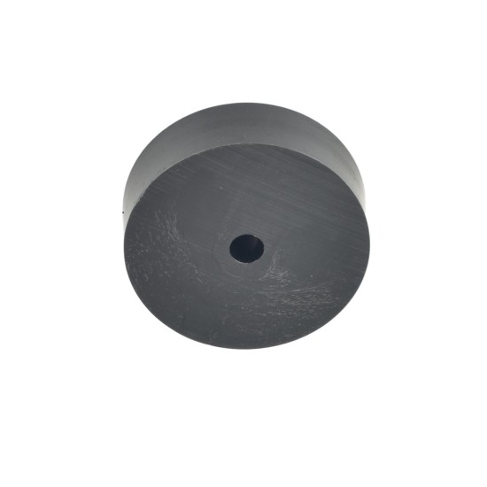Hard Plastic Washer, Hole M5 (5mm), O/D 38mm, Height 12mm – Black