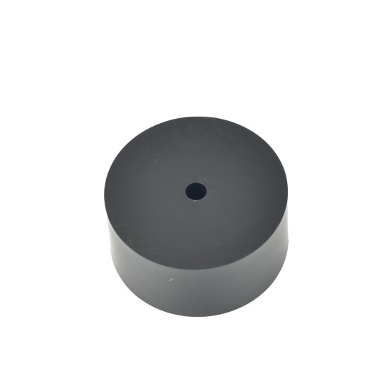 Hard Plastic Washer, Hole M5 (5mm), O/D 44mm, Height 22mm – Black