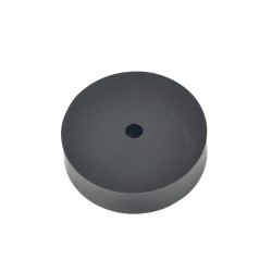 Hard Plastic Washer, Hole M5 (5mm), O/D 44mm, Height 12mm – Black