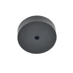 Hard Plastic Washer, Hole M5 (5mm), O/D 44mm, Height 12mm – Black