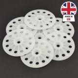 60mm Plastic Washers for Fixing EPS, XPS, Rockwool, Fiberglass, Soft Insulation