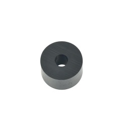 Hard Plastic Washer, Hole M6 (6mm), O/D 20mm, Height 12mm – Black