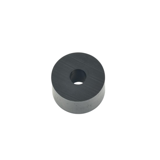 Hard Plastic Washer, Hole M6 (6mm), O/D 20mm, Height 12mm – Black