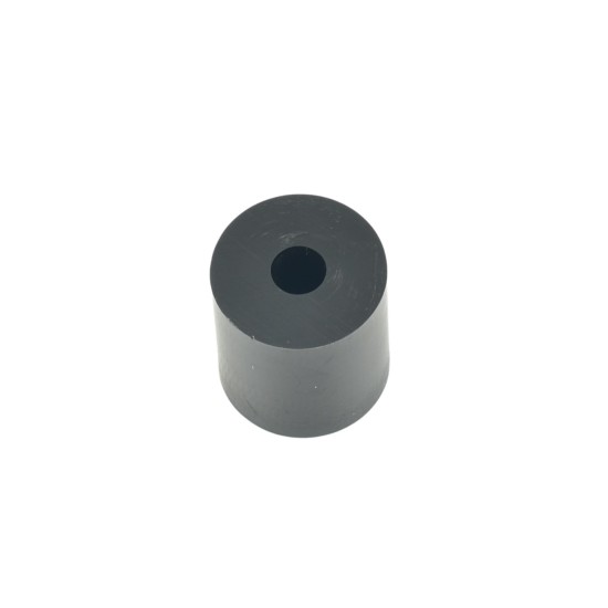 Hard Plastic Washer, Hole M6 (6mm), O/D 20mm, Height 22mm – Black