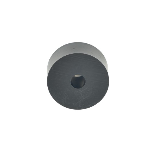 Hard Plastic Washer, Hole M6 (6mm), O/D 26mm, Height 12mm – Black