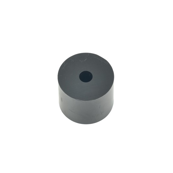 Hard Plastic Washer, Hole M6 (6mm), O/D 26mm, Height 22mm – Black