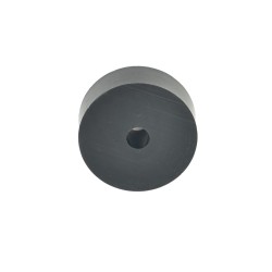 Hard Plastic Washer, Hole M6 (6mm), O/D 32mm, Height 12mm – Black