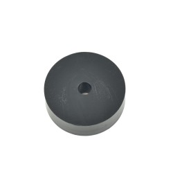 Hard Plastic Washer, Hole M6 (6mm), O/D 38mm, Height 12mm – Black