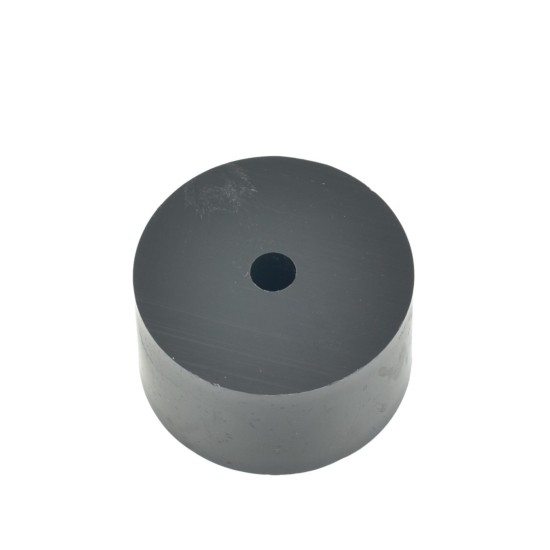 Hard Plastic Washer, Hole M6 (6mm), O/D 38mm, Height 22mm – Black