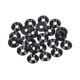 6mm (M6) Countersunk Washer - 20mm diameter, black