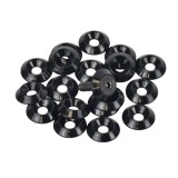 6mm (M6) Countersunk Washer - 20mm diameter, black