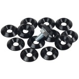 6mm (M6) Countersunk Washer - Small 20mm diameter, Black 6mm (M6) Countersunk Washer - Small 20mm diameter, Black