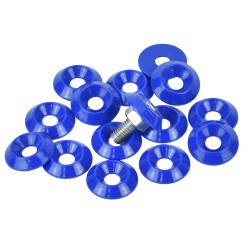6mm (M6) Countersunk Washer - Small 20mm diameter, Blue