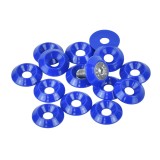 6mm (M6) Countersunk Washer - Small 20mm diameter, Blue