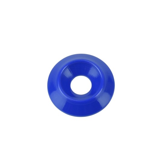6mm (M6) Countersunk Washer - Small 20mm diameter, Blue