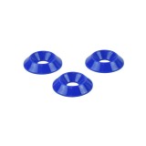 6mm (M6) Countersunk Washer - Small 20mm diameter, Blue