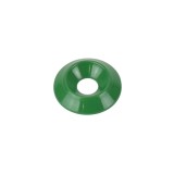 6mm (M6) Countersunk Washer - Small 20mm diameter, Green
