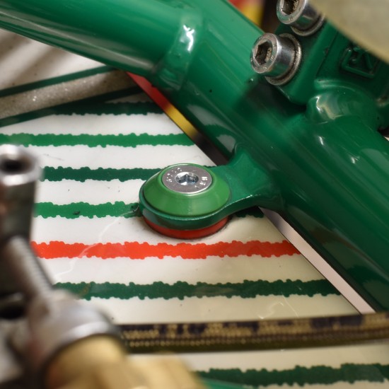 6mm (M6) Countersunk Washer - Small 20mm diameter, Green