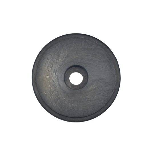 80mm Anti-vibration Solid Rubber Base, 20mm Deep, Stackable - 1PC 80mm Anti-vibration Solid Rubber Base, 20mm Deep, Stackable - 1PC