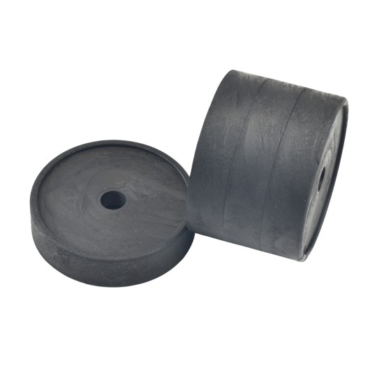 80mm Anti-vibration Solid Rubber Base, 20mm Deep, Stackable - 1PC 80mm Anti-vibration Solid Rubber Base, 20mm Deep, Stackable - 1PC