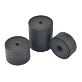 80mm Anti-vibration Solid Rubber Base, 20mm Deep, Stackable - 1PC 80mm Anti-vibration Solid Rubber Base, 20mm Deep, Stackable - 1PC