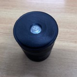 80mm Anti-vibration Solid Rubber Base, 20mm Deep, Stackable - 1PC