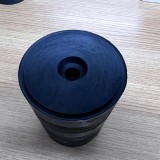 80mm Anti-vibration Solid Rubber Base, 20mm Deep, Stackable - 1PC