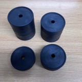80mm Anti-vibration Solid Rubber Base, 20mm Deep, Stackable - 1PC