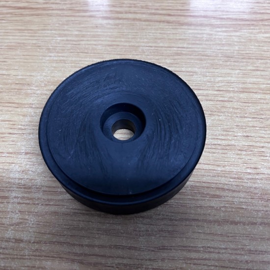 80mm Anti-vibration Solid Rubber Base, 20mm Deep, Stackable - 1PC