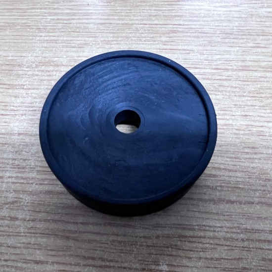 80mm Anti-vibration Solid Rubber Base, 20mm Deep, Stackable - 1PC
