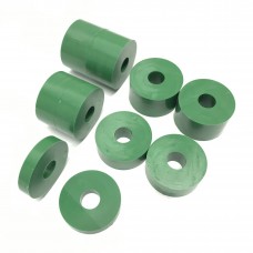 8mm (M8) Nylon Spacers - Green (26mm diameter)