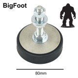 80mm (Bigfoot 600KG) Anti-vibration TPV Rubber Machine Levelling Feet - 12mm (M12) Stud - 1PC 80mm (Bigfoot 600KG) Anti-vibration TPV Rubber Machine Levelling Feet - 12mm (M12) Stud - 1PC