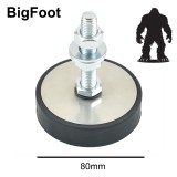 80mm (Bigfoot) Anti-vibration TPV Rubber Machine Levelling Feet - 12mm (M12) Stud - 1PC 80mm (Bigfoot) Anti-vibration TPV Rubber Machine Levelling Feet - 12mm (M12) Stud - 1PC
