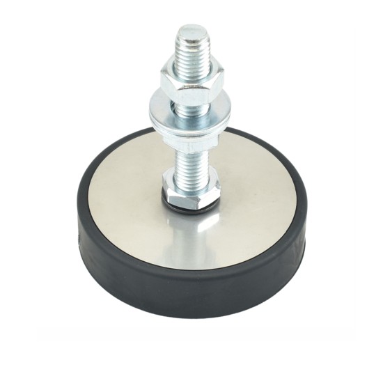 80mm (Bigfoot) Anti-vibration TPV Rubber Machine Levelling Feet - 12mm (M12) Stud - 1PC 80mm (Bigfoot) Anti-vibration TPV Rubber Machine Levelling Feet - 12mm (M12) Stud - 1PC
