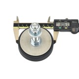 80mm (Bigfoot 600KG) Anti-vibration TPV Rubber Machine Levelling Feet - 12mm (M12) Stud - 1PC