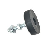 80mm (Bigfoot 600KG) Anti-vibration TPV Rubber Machine Levelling Feet - 12mm (M12) Stud - 1PC