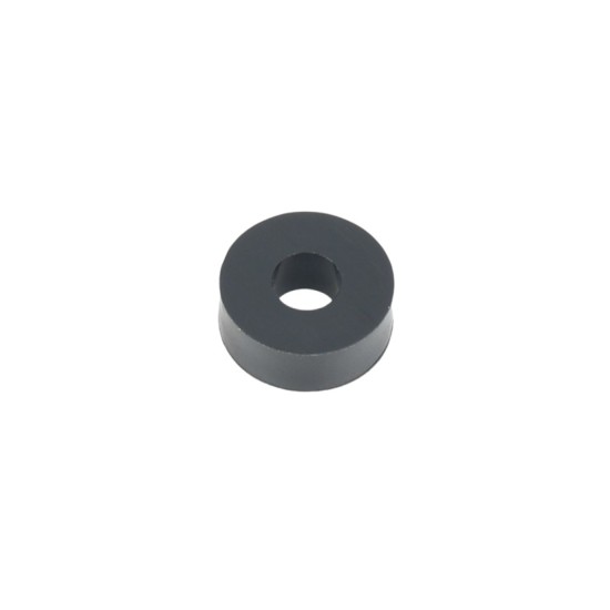 Nylon Washer, Hole M6 (6mm), O/D 16mm, Height 6mm – Black
